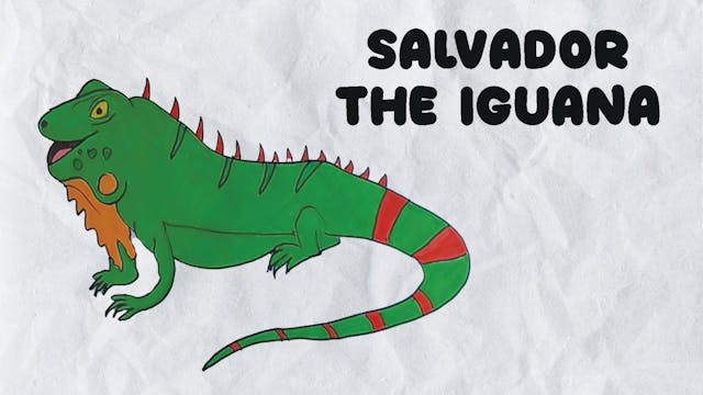 Learn to Draw Salvador The Iguana