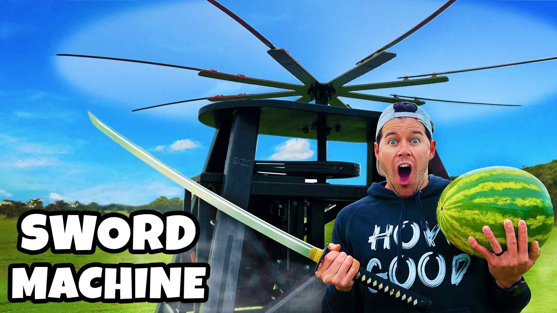 We Built A 1000RPM Katana Machine And It's Terrifying!