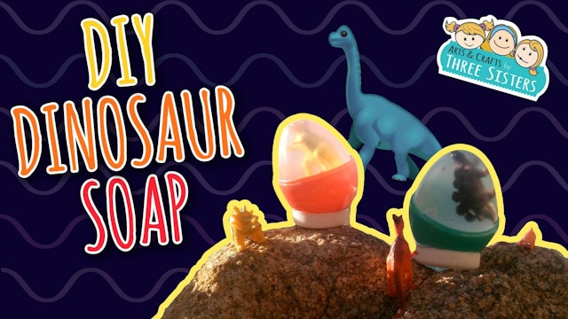 How to Make DIY Dinosaur Soap Using Plastic Eggs | Soap Making for Kids