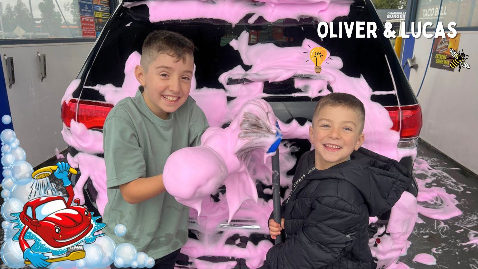 Splash & Shine! Car Wash Adventures with Oliver & Lucas