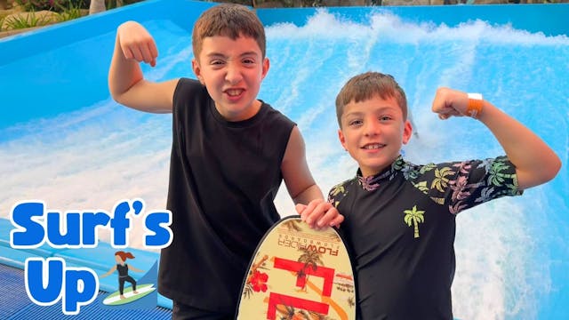 Surf’s Up! Oliver and Lucas Ride Epic...