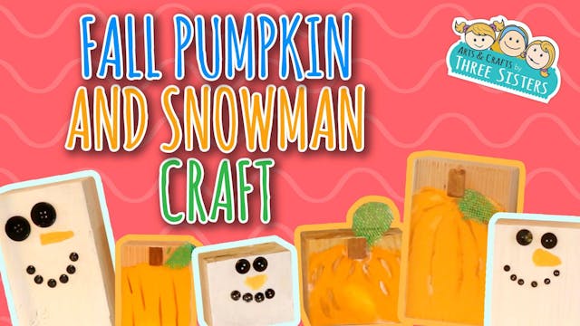 Fall Pumpkin Craft and Snowman Craft ...