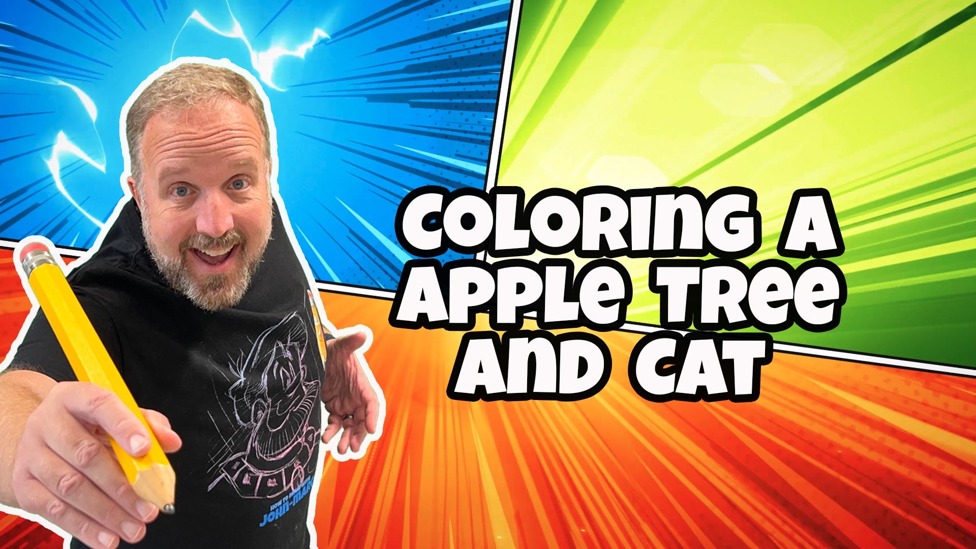 Coloring a Tree and a Cat