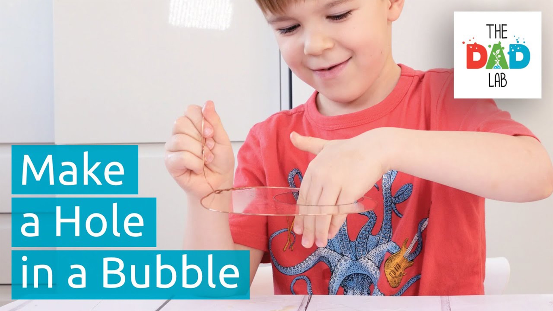 How To Poke A Soap Bubble Without Bursting It | Kids Science
