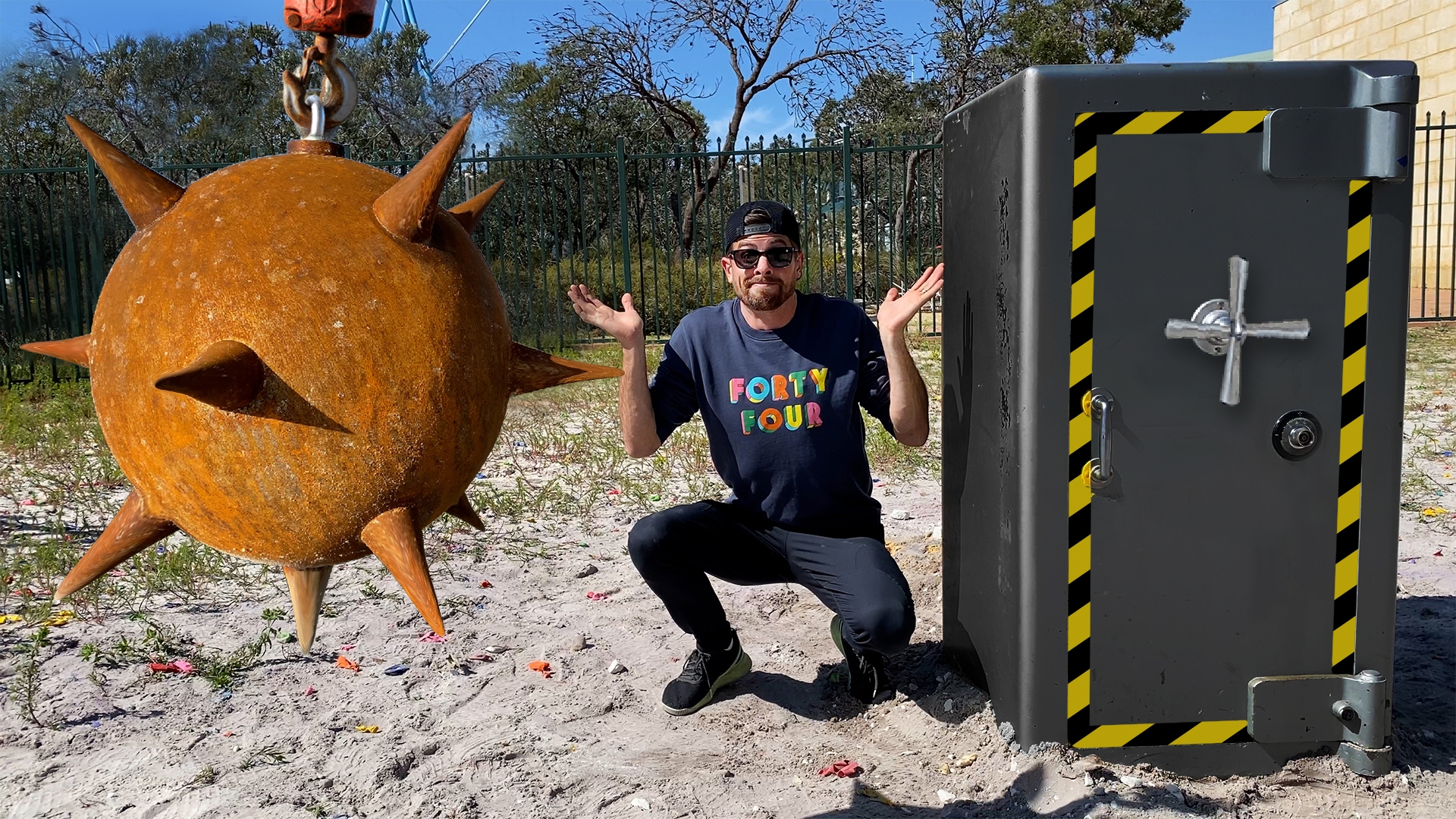 Can We Break Into a BANK SAFE With This WRECKING BALL