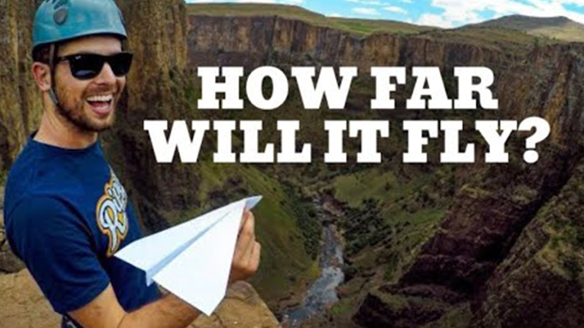 We Threw Paper Airplanes Off A 200m Cliff