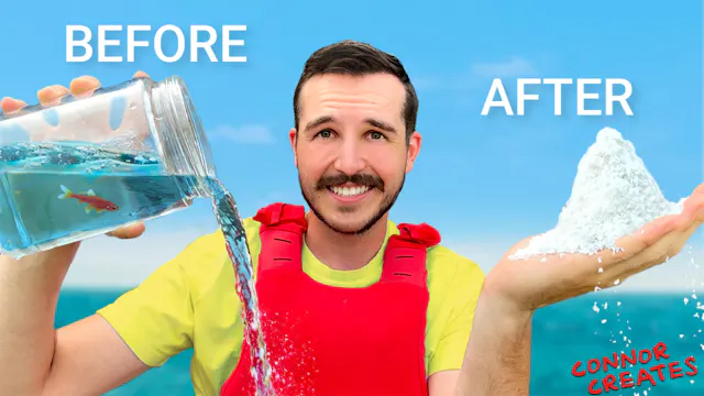 How I Turned Sea Water into Cooking Salt