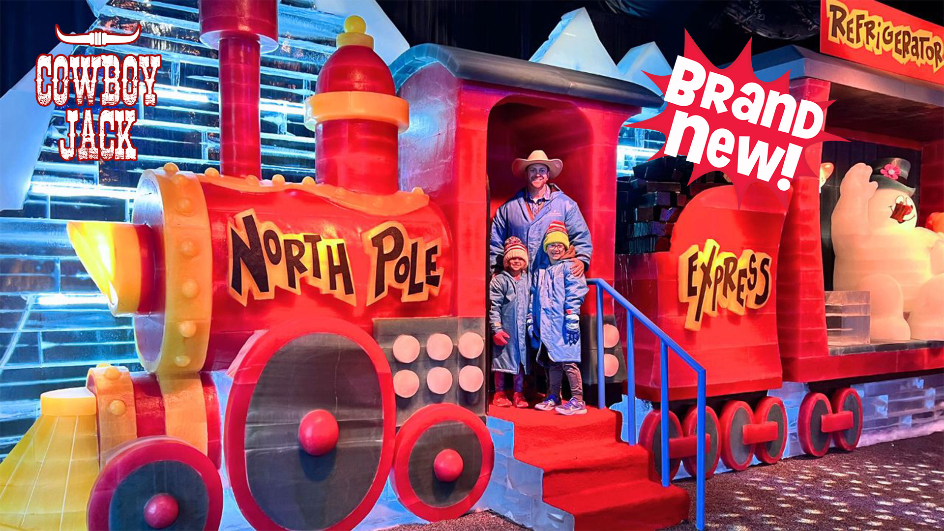 A Frosty Surprise! Kids Tour 2 Million Pounds of ICE Art