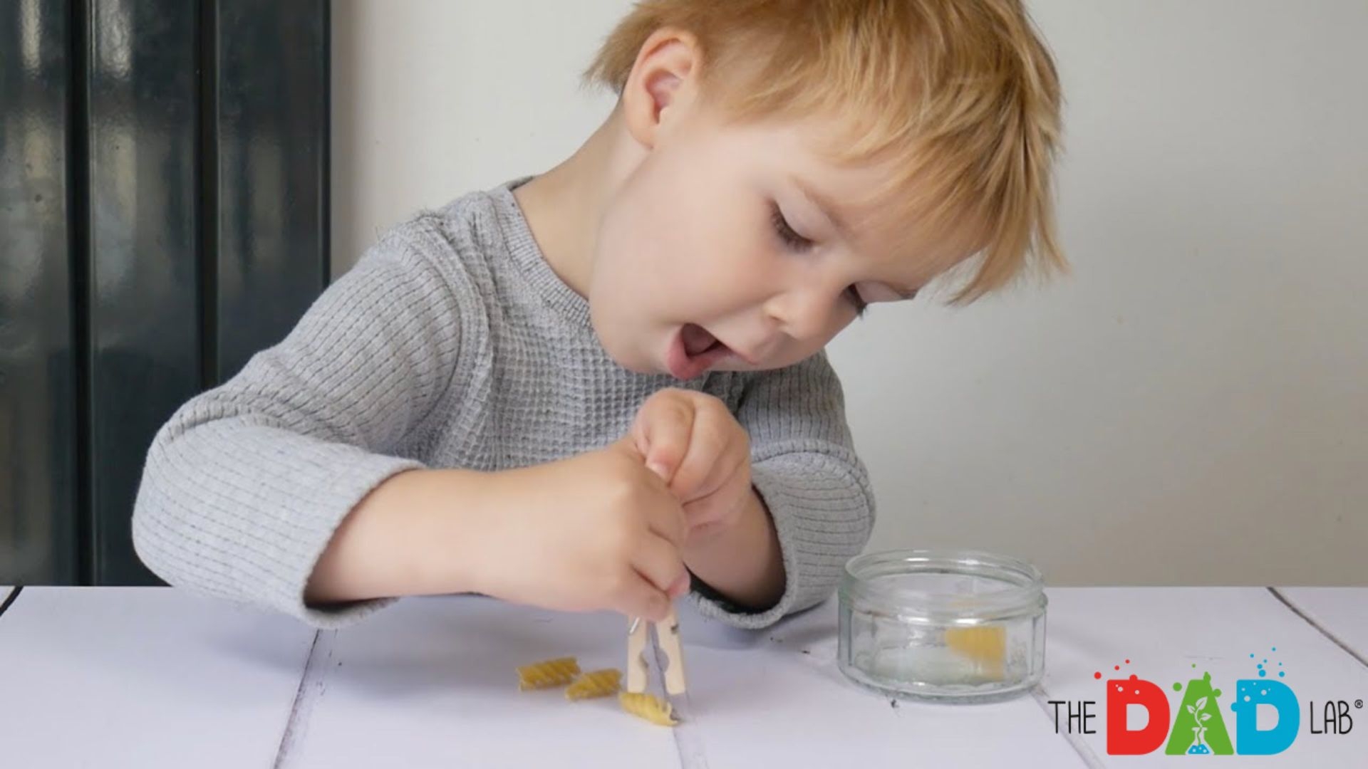 Simple Clothespins With Pasta Activity For Toddlers