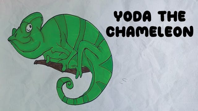 Learn to Draw Yoda the Chameleon