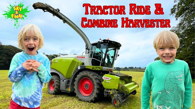 Tractor Ride and Combine Harvester