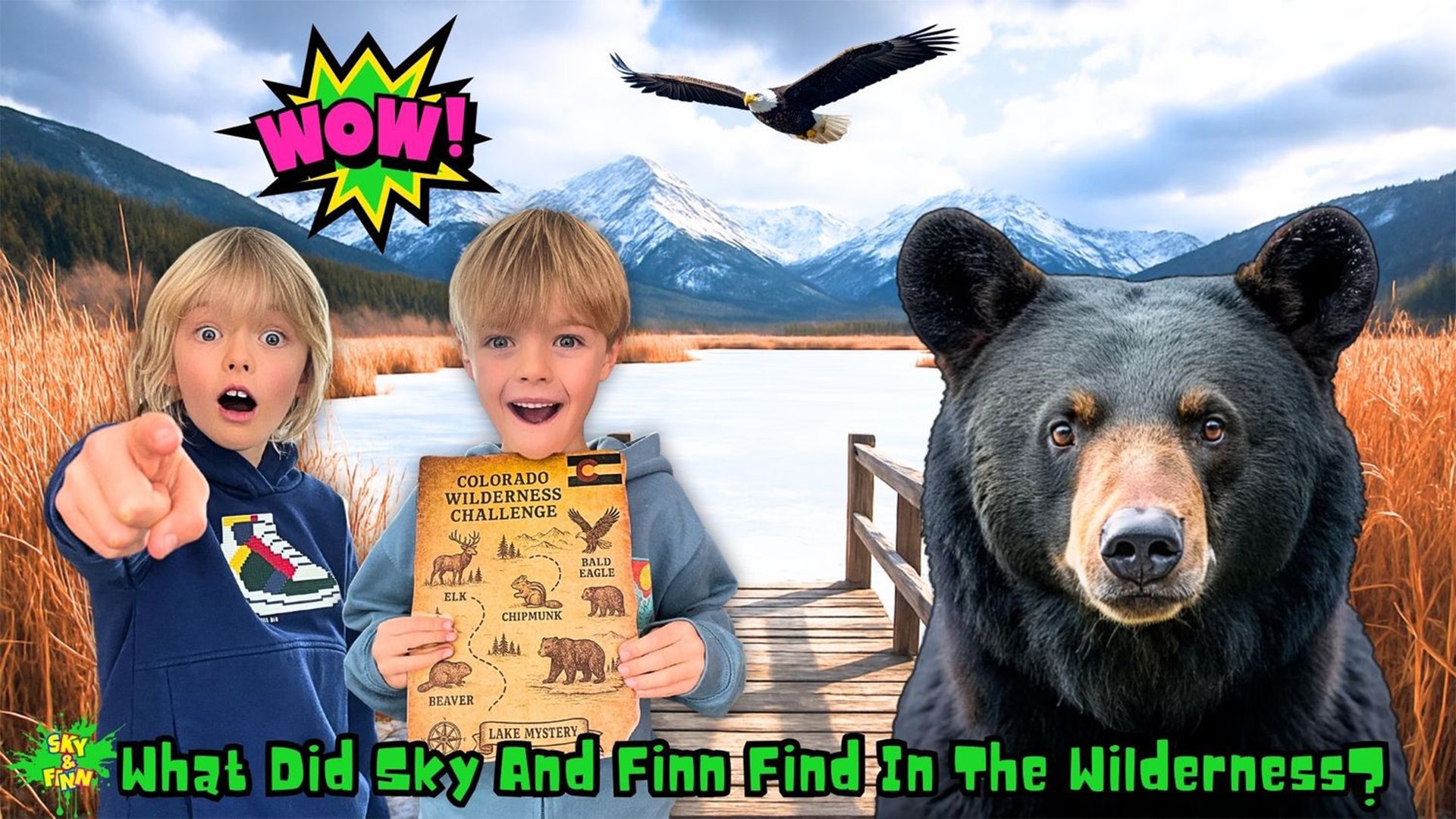 What Did Sky and Finn Find in the Wilderness?