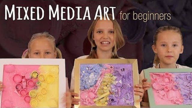 Mixed Media Art for Kids or Beginners...