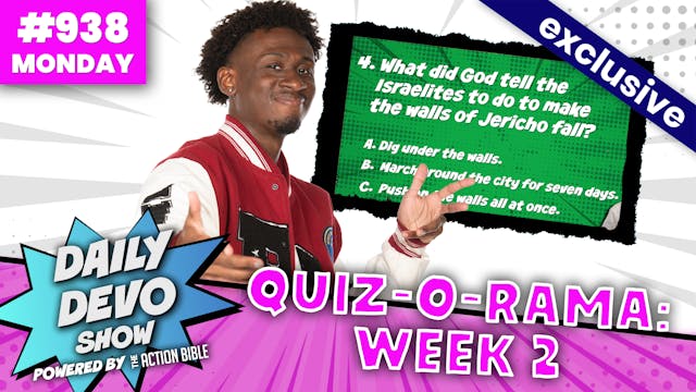 #938 - Quiz-O-Rama: Week 2