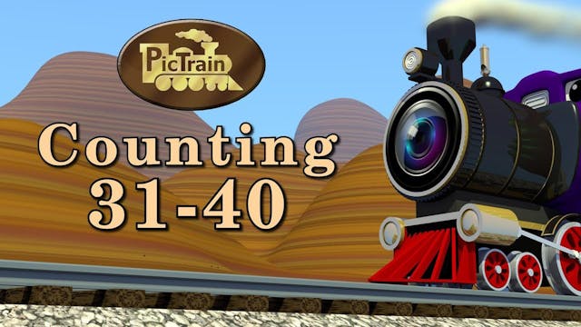 PicTrain | 23 | Counting Numbers 31-40