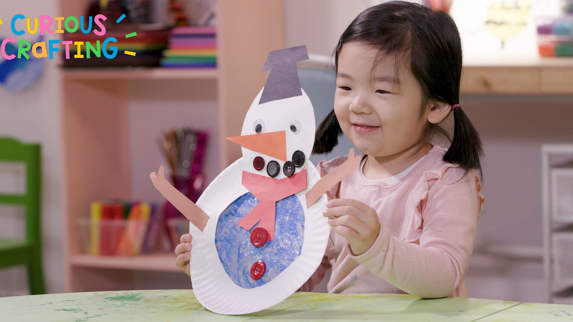 Stain Glass Window Snowman