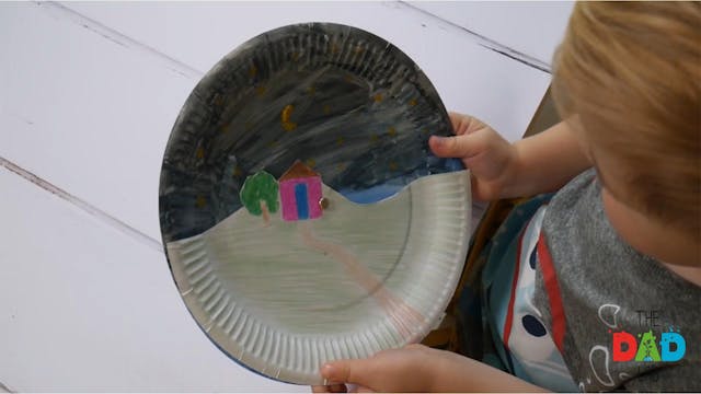 Day & Night Paper Plate Craft