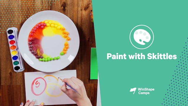 Kid's Activity: Paint with Skittles!