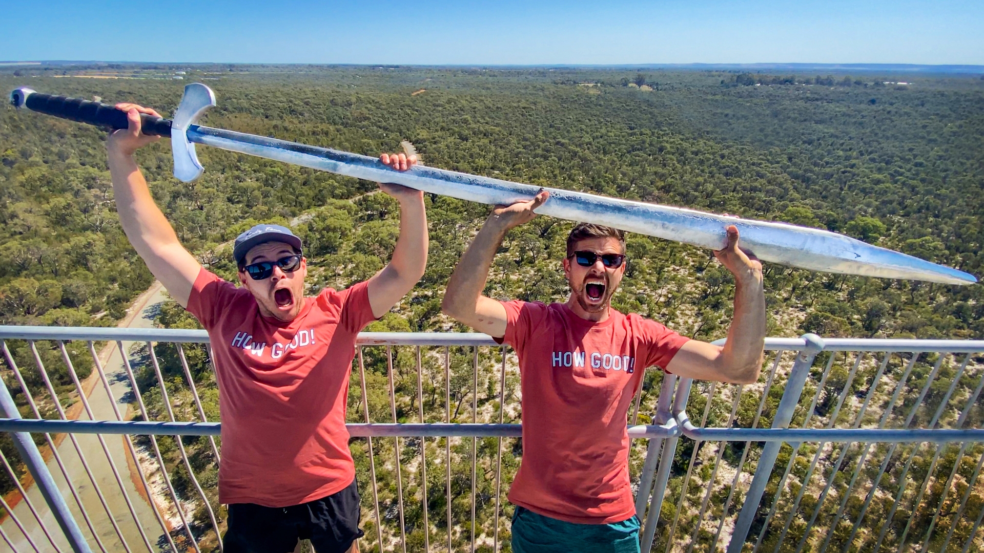 MASSIVE SWORD Vs. 10,000 Sheets of Paper from 150ft!