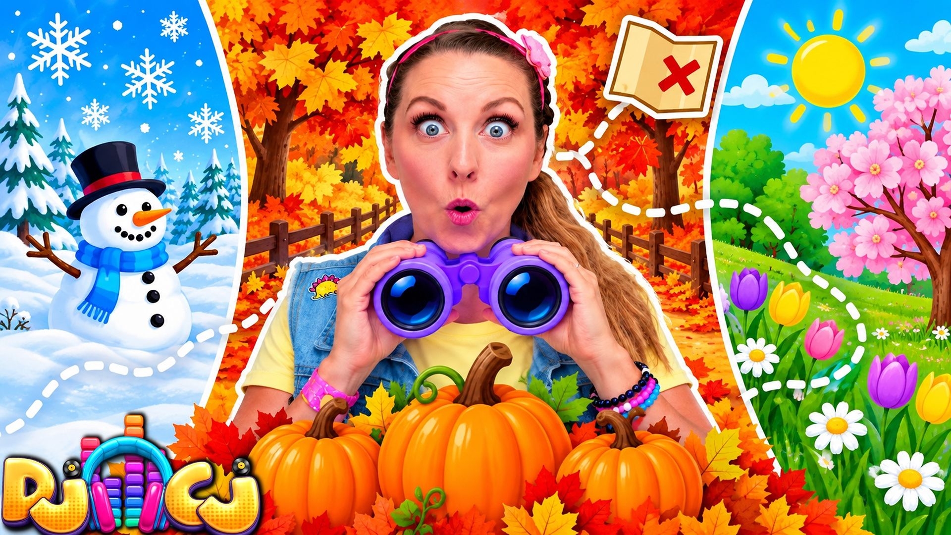 DJ CJ's Search for Autumn Through Colorful Seasons
