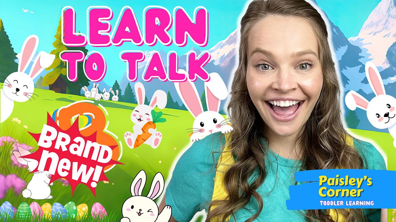 Learn to Talk Easter Special w/ Surprise Eggs - Paisley's Corner With ...