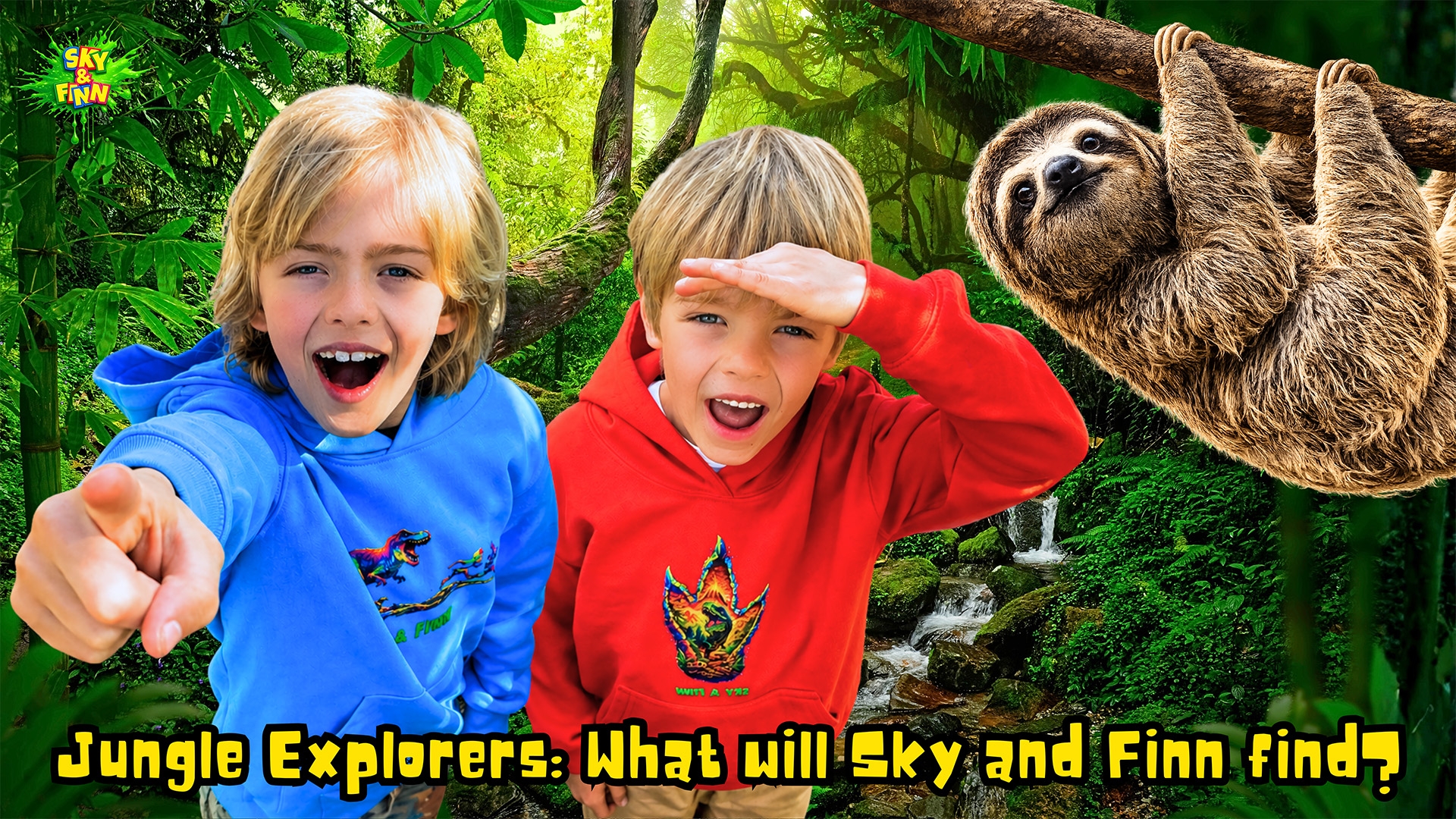 Jungle Explorers: What will Sky and Finn find?