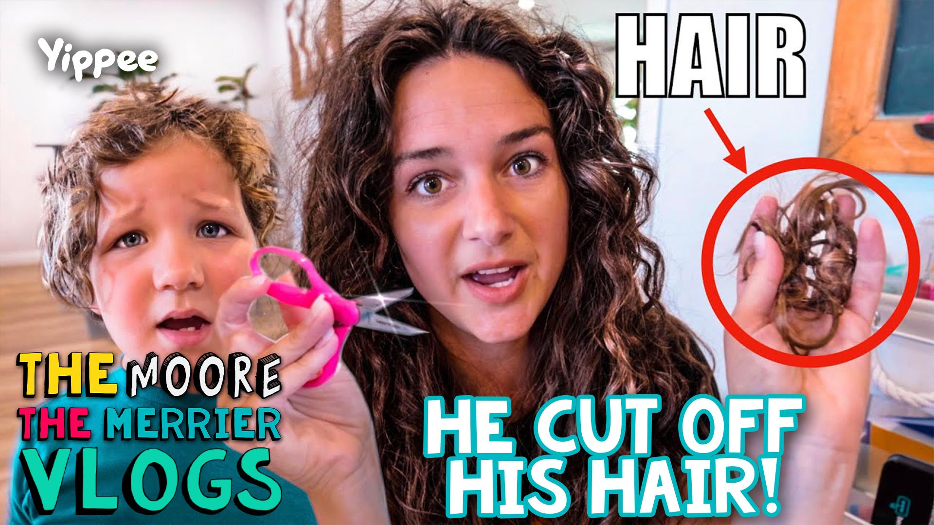 He Cut His Hair Off!