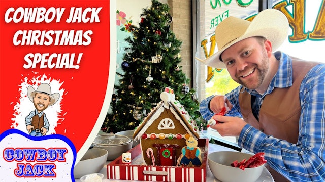 Cowboy Jack Christmas Special | Gingerbread House Decorating Blank