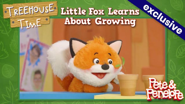 Little Fox Learns About Growing