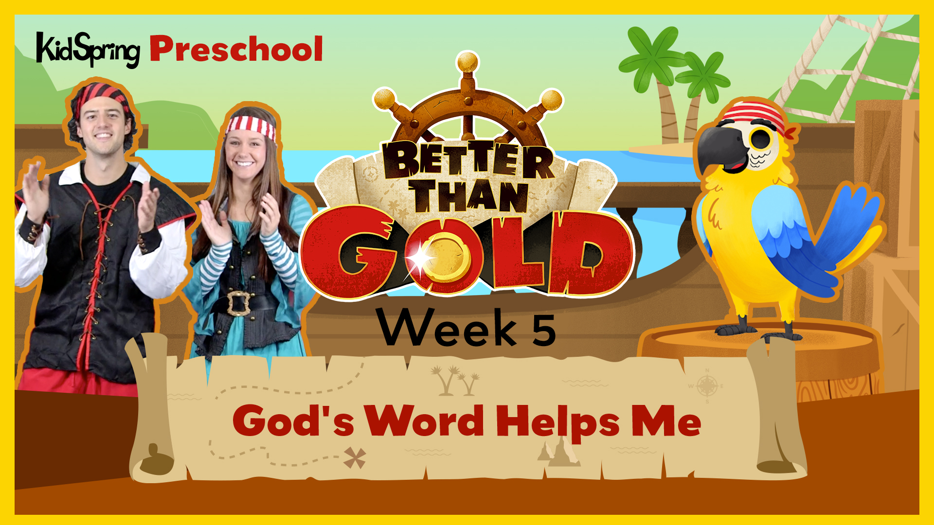 Better Than Gold | Preschool Week 5 | God’s Word Helps Me