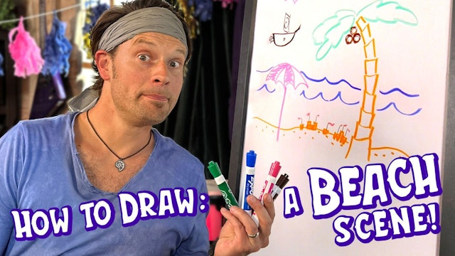 Cap'n Ben | How to Draw a Beach Scene