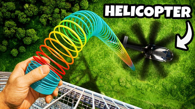 Random Items Vs Helicopter Blades! Wh...