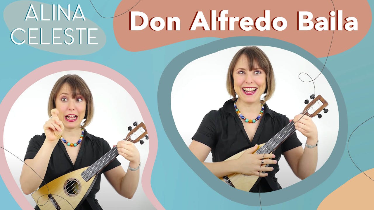Don Alfredo Baila Cancion Infantil Alina Celeste Spanish for Kids