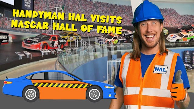 Handyman Hal at the NASCAR Hall of Fame