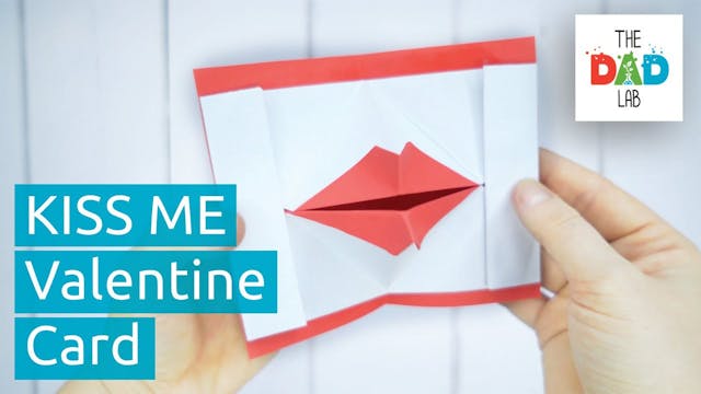 DIY Kiss Valentine Card