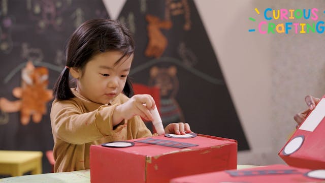 Cardboard Box Firetruck