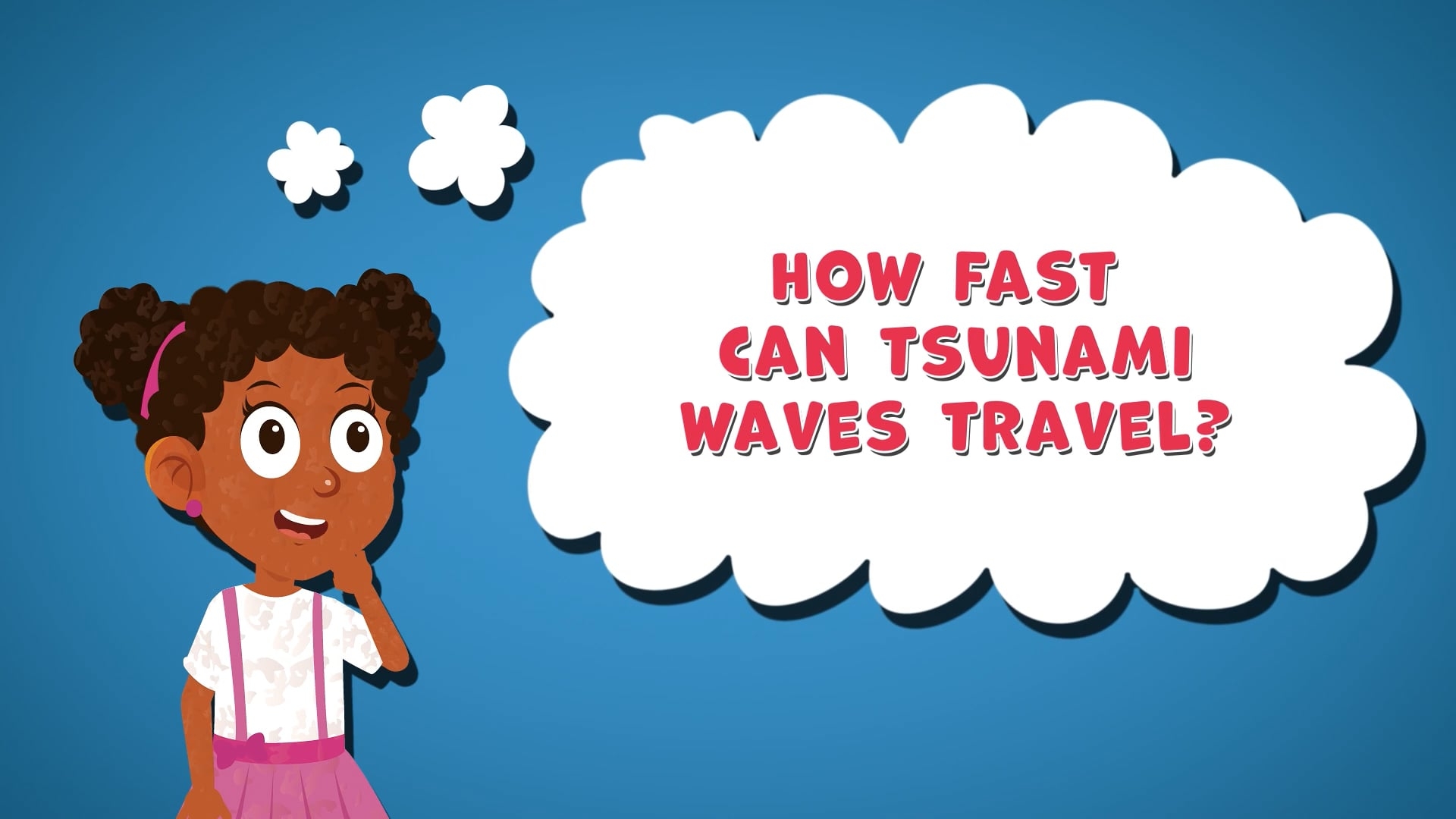 I WONDER - How Fast Can Tsunami Waves Travel?
