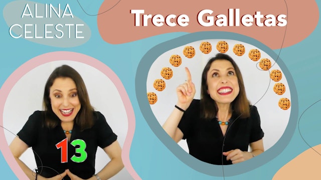 Trece Galletas by Alina Celeste - Learn Counting