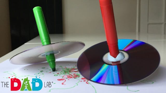 Fun Spinning Top Art Project For Kids