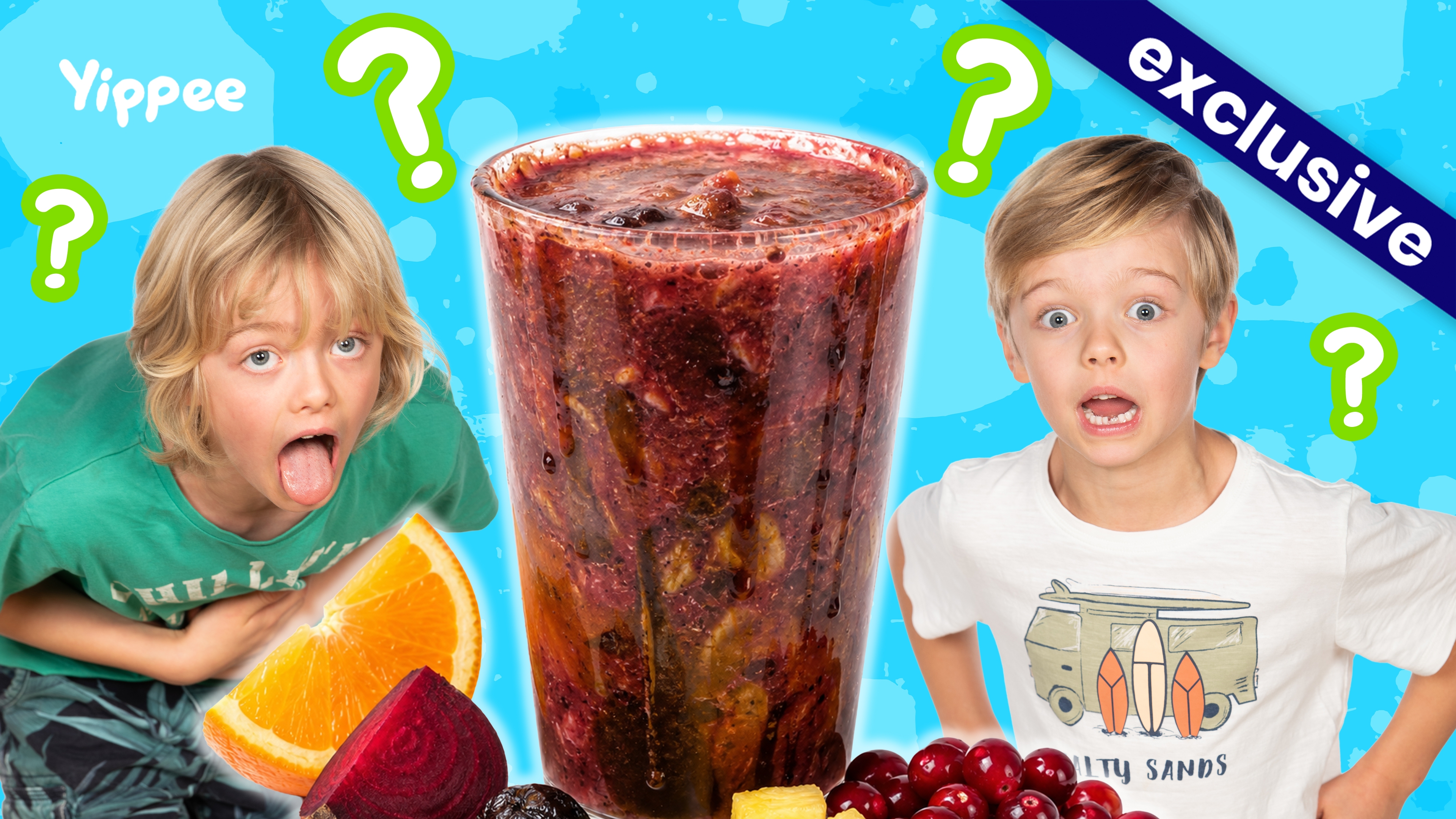 JUICE TASTE TESTING CHALLENGE WITH SKY AND FINN