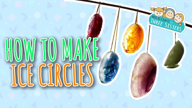 How to Make Ice Circles  |  Easy Winter Craft for Kids