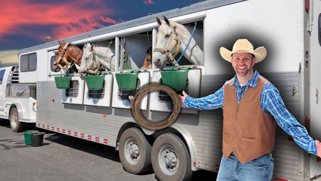 Trailers to get Cowboys and Horses to Rodeos for Kids