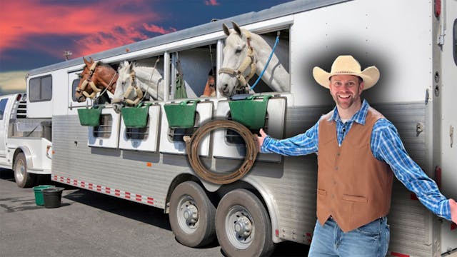Trailers to get Cowboys and Horses to...