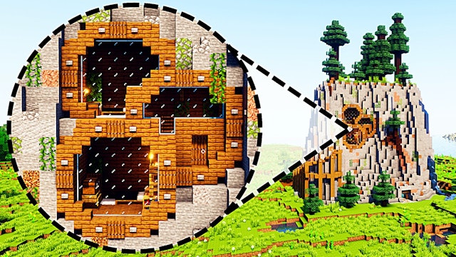 Mountain House (Minecraft Timelapse)