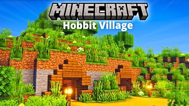 Minecraft Hobbit House Village Idea