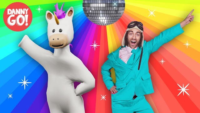 Rainbow Disco Unicorn Dance!