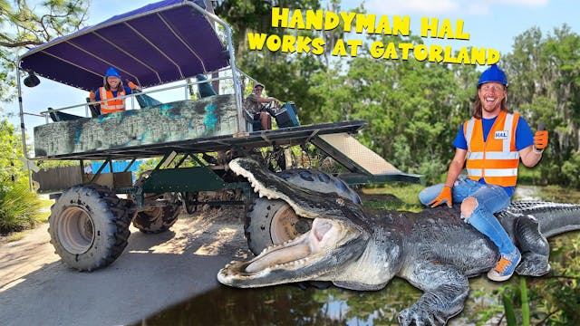 Handyman Hal works at Gatorland