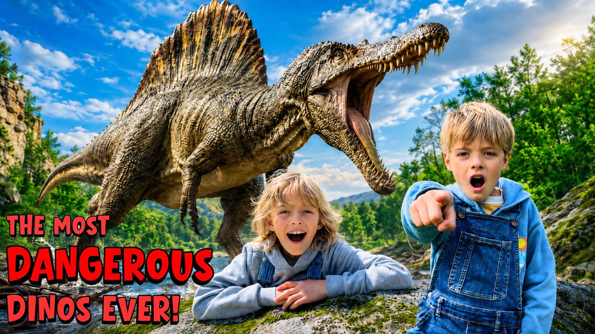 The Most Dangerous Dinosaurs Discovery with Sky and Finn