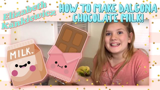 How to Make Dalgona Chocolate Milk!