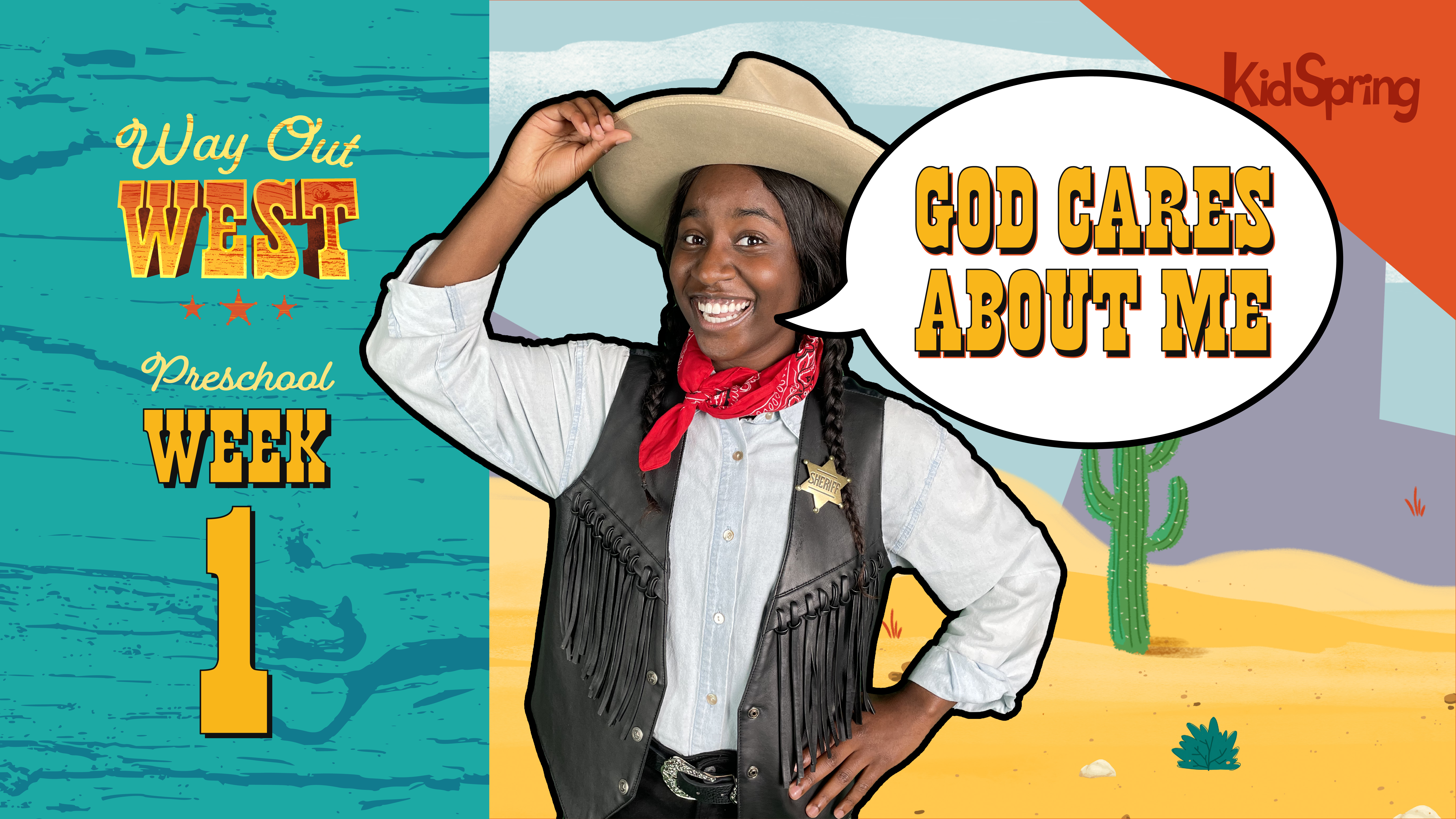 Way Out West | Preschool Week 1 | God Cares About Me 